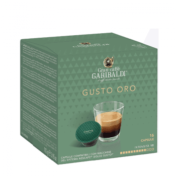 GARIBALDI КАФЕ Капсули Garibaldi Gusto Oro 1/16 Kompatibilna Na Dolce Gusto