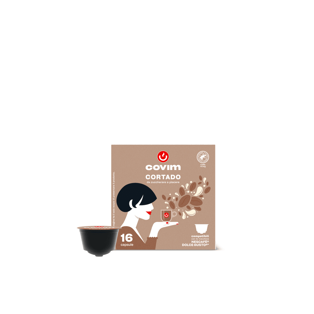 COVIM КАФЕ Kortado Капсули Kovim Dolce Gusto 1/16