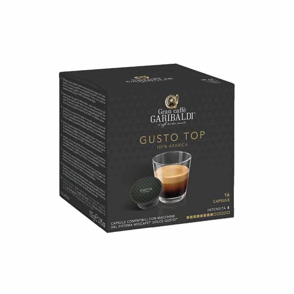 GARIBALDI КАФЕ Капсули Garibaldi Gusto Top 1/16 Kompatibilna Na Dolce Gusto