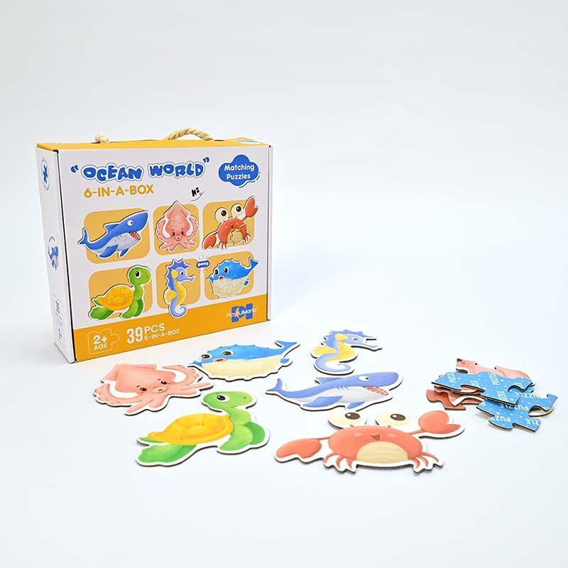 LOCO CROCO Сложувалка морски свет 39 парчиња