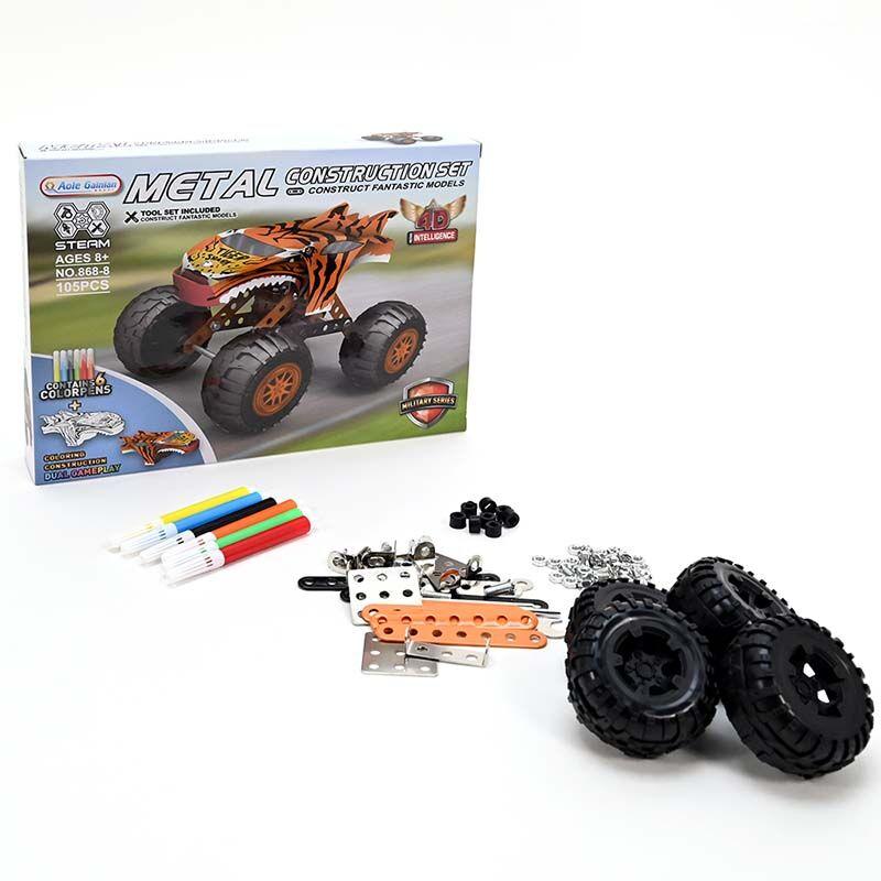 LOCO CROCO Сет метални џип тигар