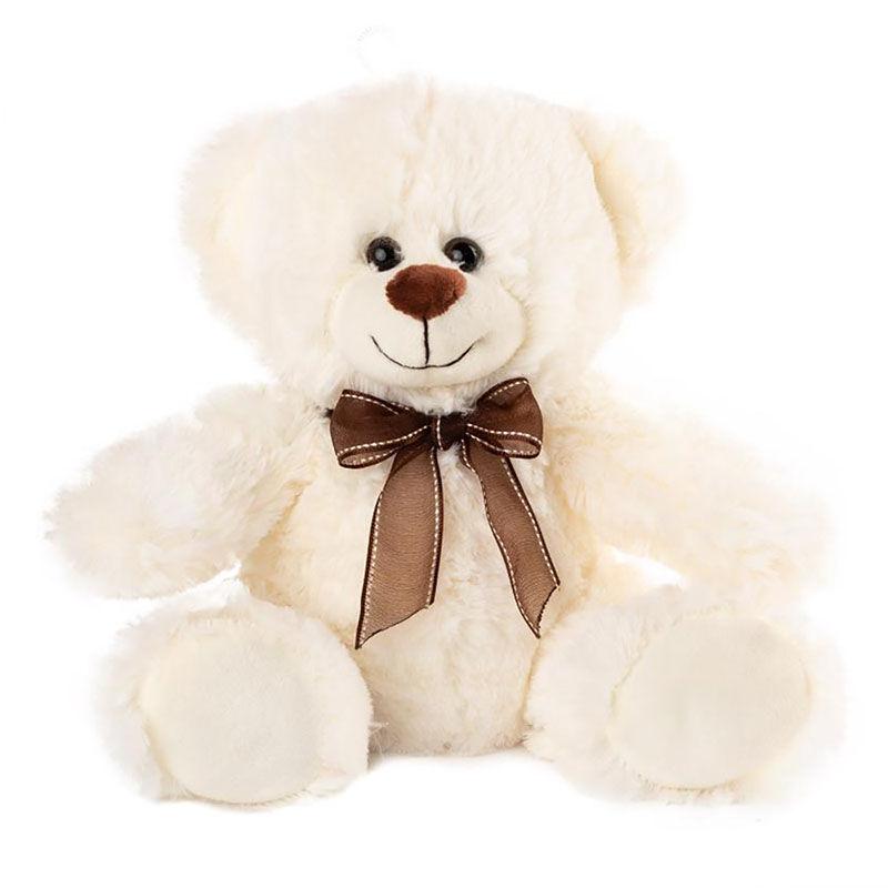 AMEK Мече со машна бело 25см