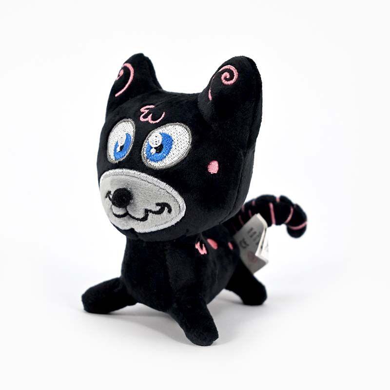 LOCO CROCO Кукла кадифена Црното маче Гаро