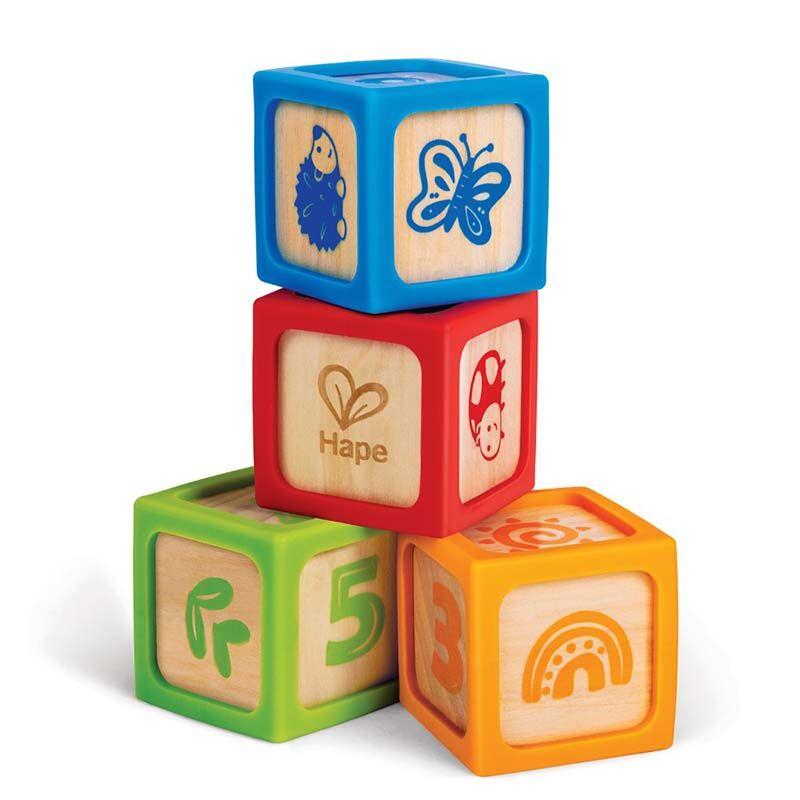 LOCO CROCO Бебешки сет коцки 4 парчиња H0132