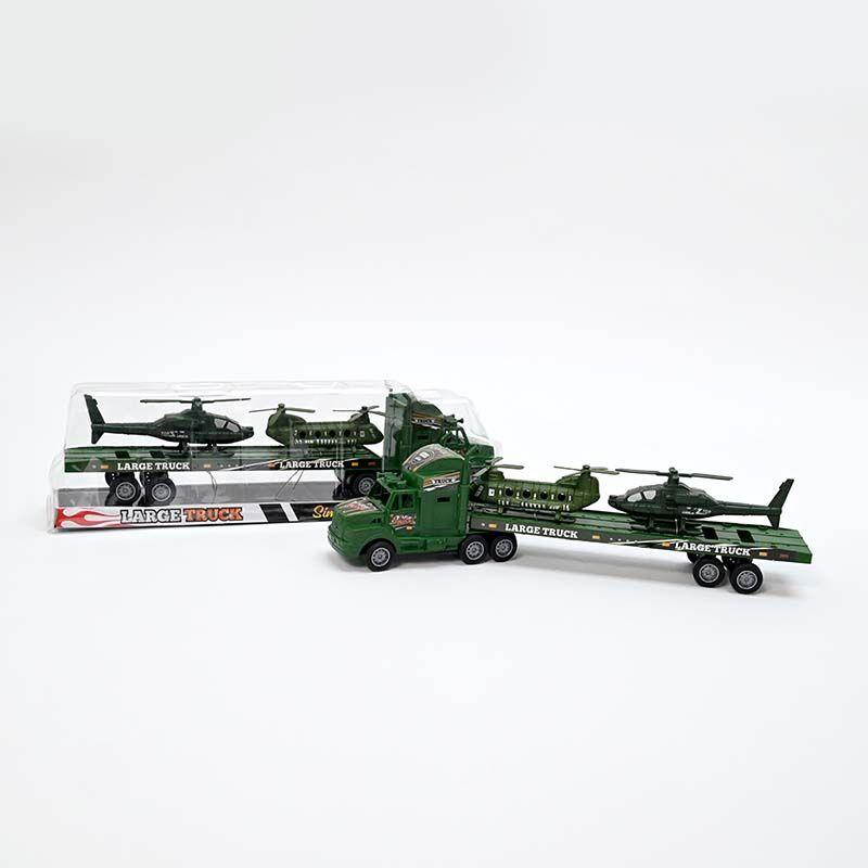 LOCO CROCO Камион носач со два хеликоптери