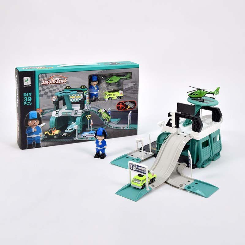 LOCO CROCO Сет катна гаража со човече