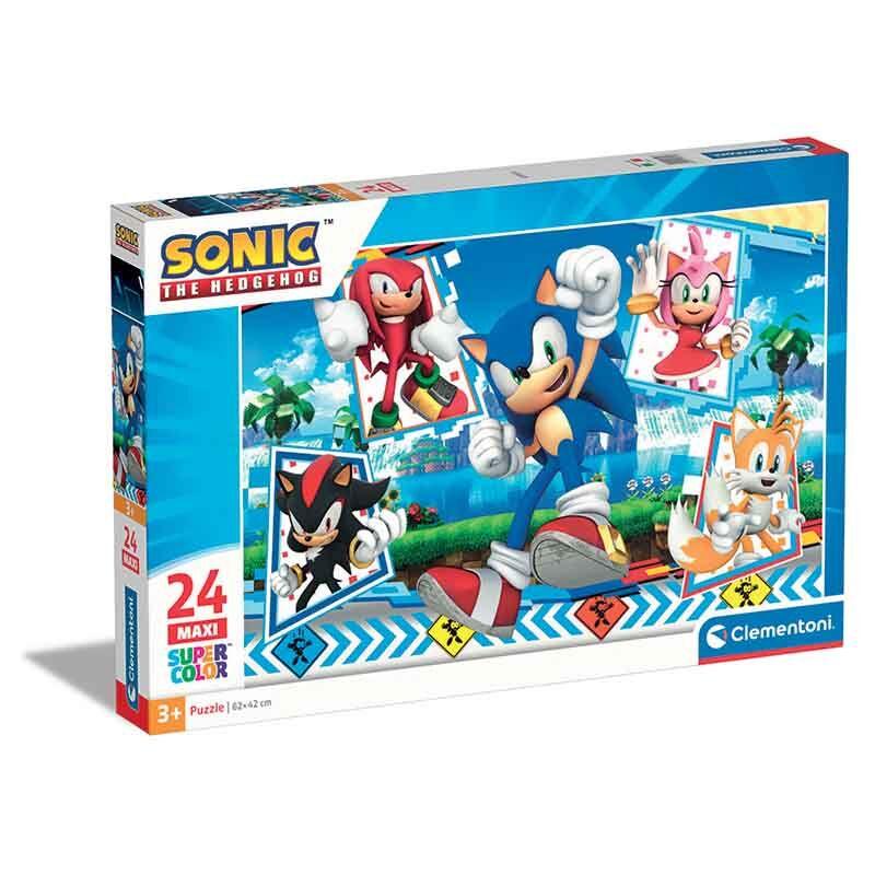 Clementoni puzzle za djecu Сложувалка Super Sonic 24 пар 3г+