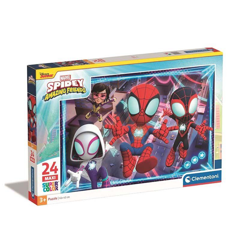 Clementoni puzzle za djecu Сложувалка Spidey and Friends Maxi 24 пар 3г