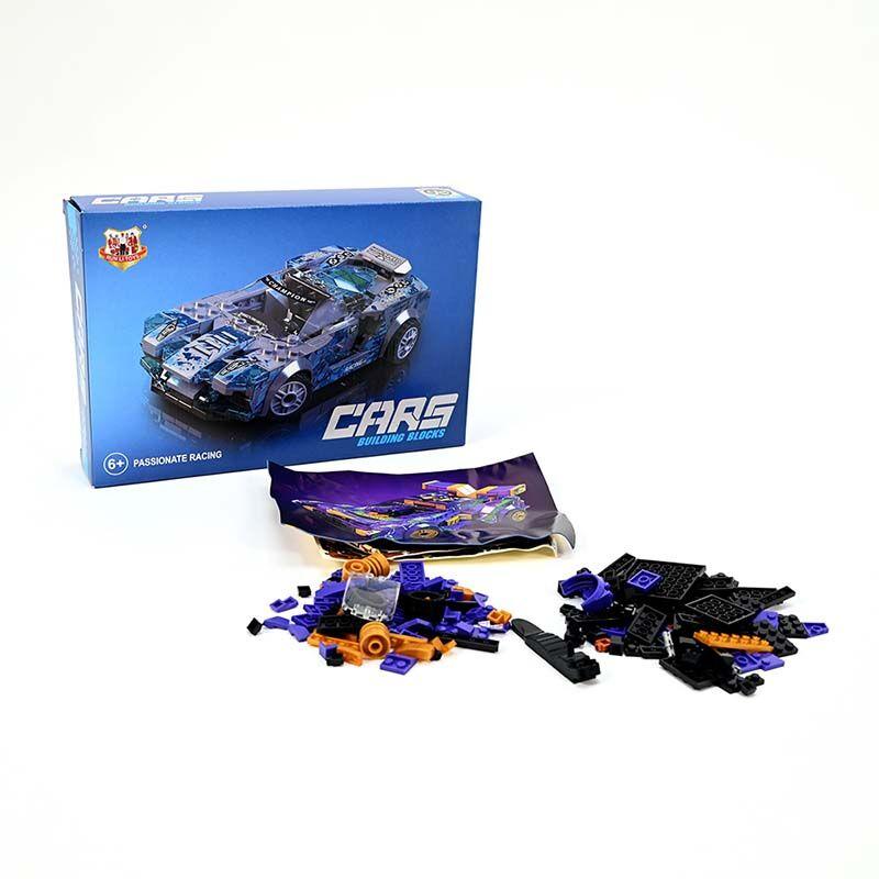 LOCO CROCO Сет коцки тркачки автомобил 309 парчиња