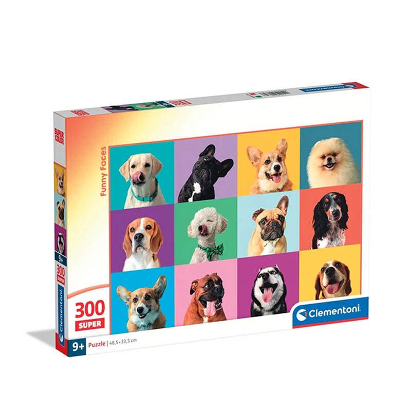 Clementoni puzzle za djecu Сложувалка Funny Faces 300 пар