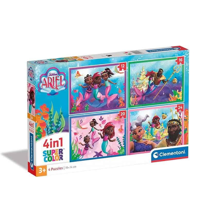 Clementoni puzzle za djecu Сложувалка Ariel 4 во 1