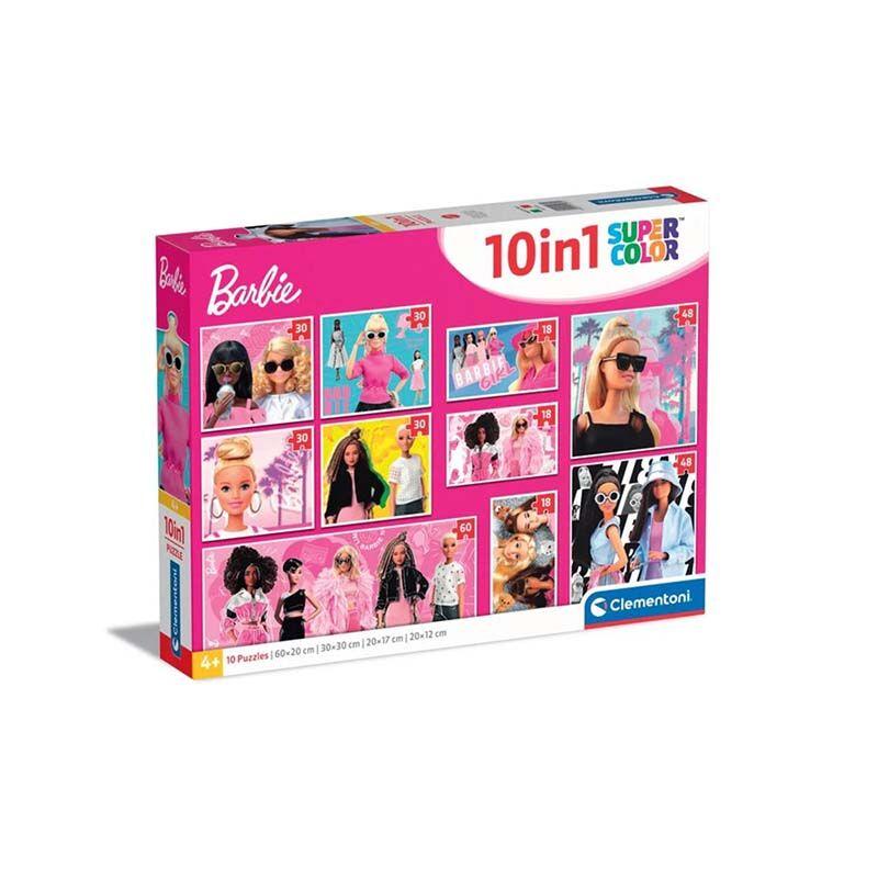 Clementoni puzzle za djecu Сложувалка Barbie 10 во 1 4г