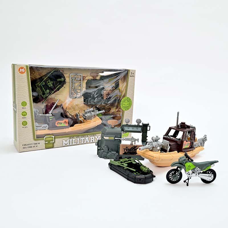 LOCO CROCO Сет камион-брод на склопување