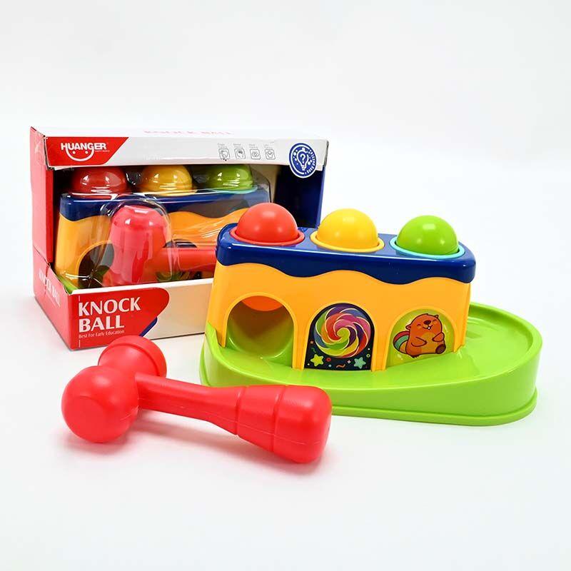 LOCO CROCO Бебешка играчка топчиња со чекан