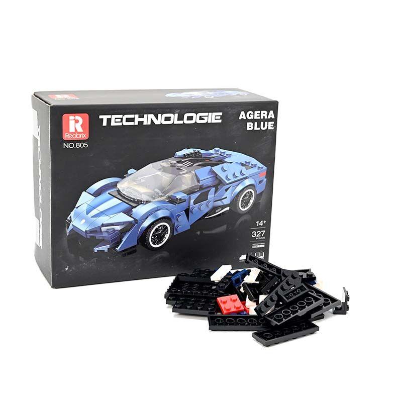 LOCO CROCO Сет коцки кола сина