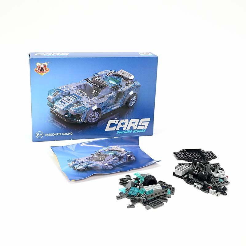 LOCO CROCO Сет коцки тркачки автомобил 299 парчиња