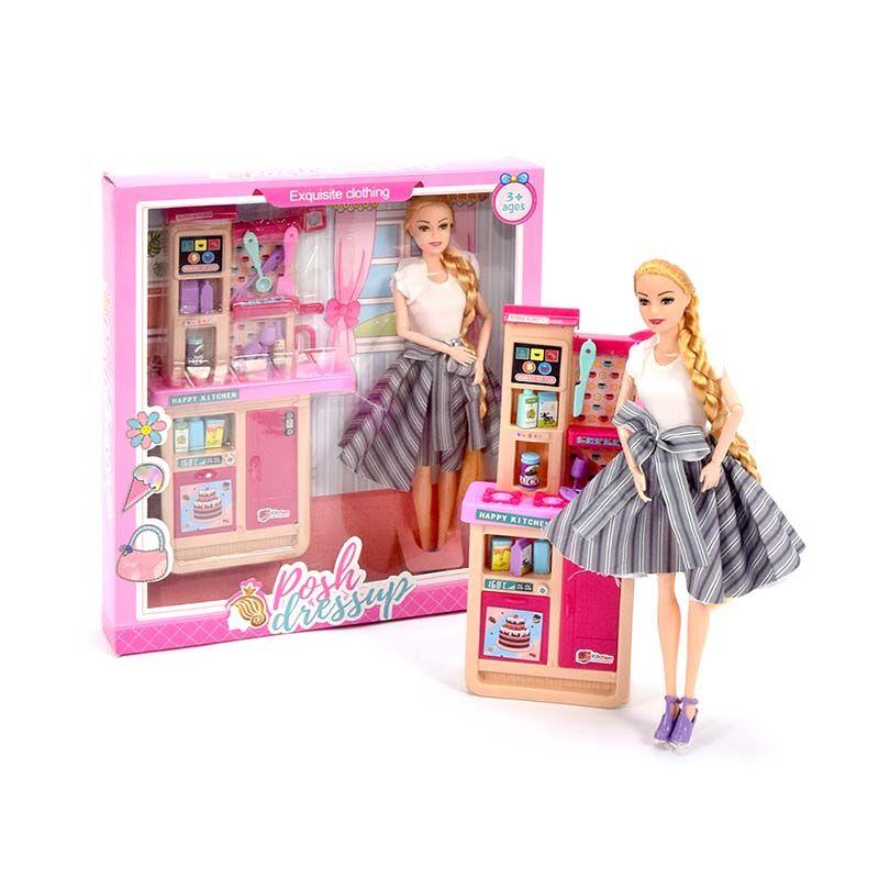 LOCO CROCO Сет Barbie со кујна