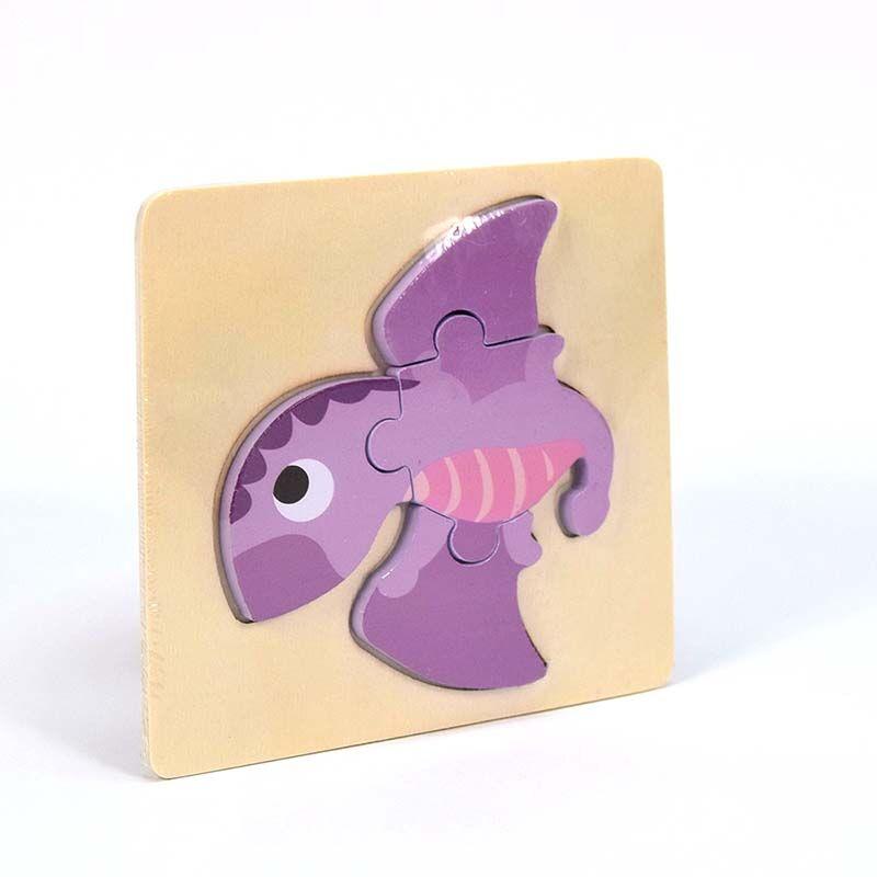 LOCO CROCO Дрвена сложувалка мала дино