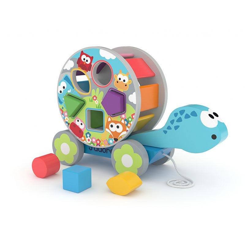 J'adore Дрвена играчка желка за влечење JD819071