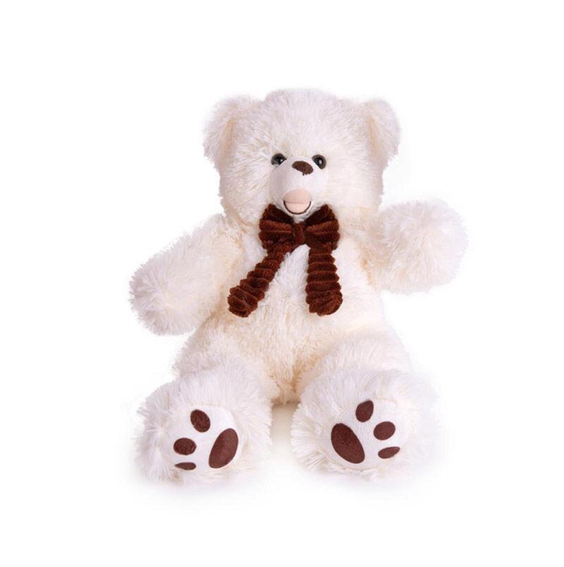 AMEK Мече со машна бело 43см