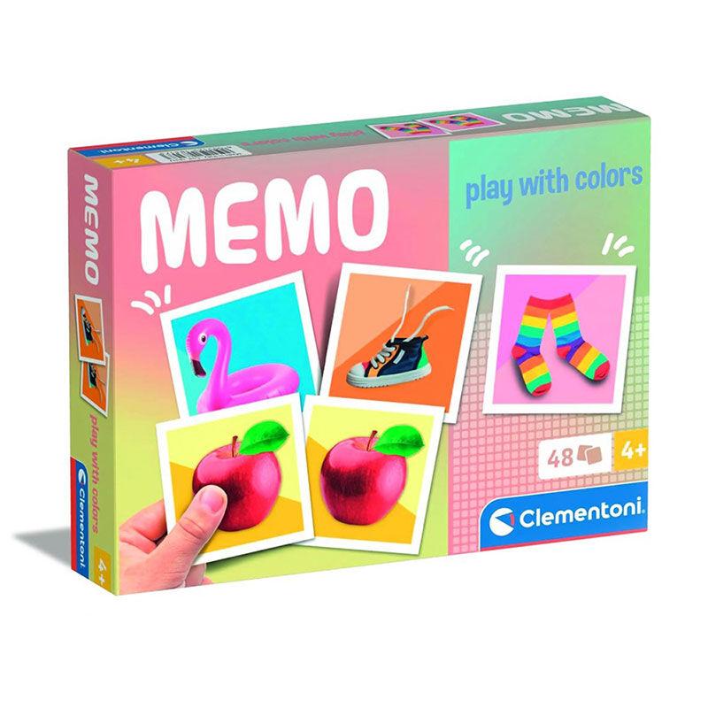Clementoni education Карти за меморија Memo Noli Play With Colors 4г+