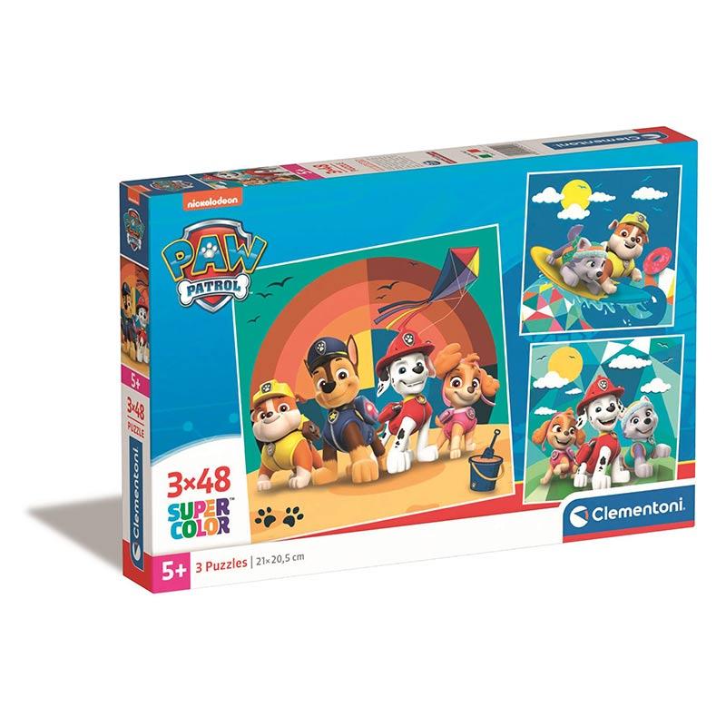 Clementoni puzzle za djecu Сложувалка Paw Patrol 3x48 пар 5г+