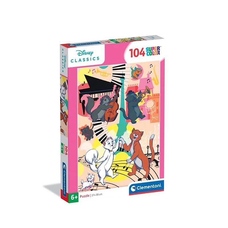 Clementoni puzzle za djecu Сложувалка Aristocats 2025 104 пар