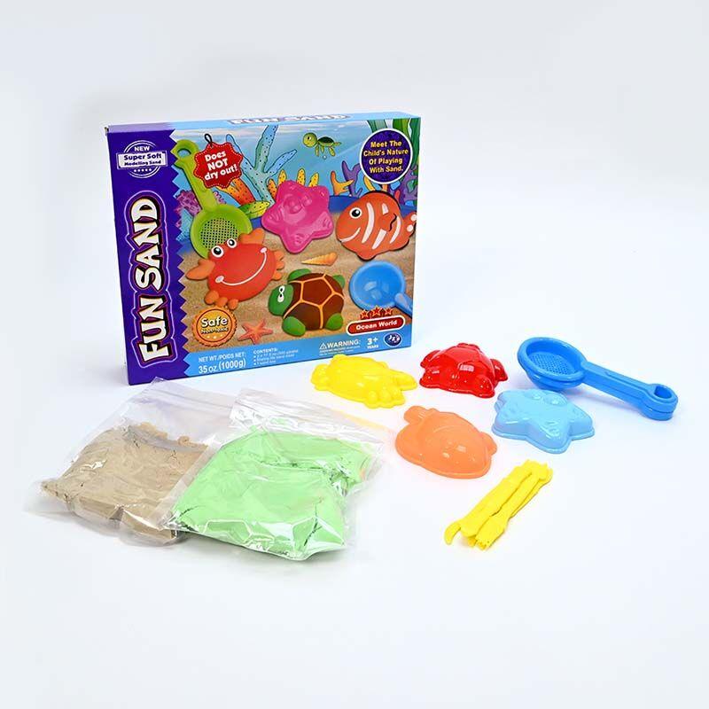 LOCO CROCO Сет кинетички песок голем водни животни