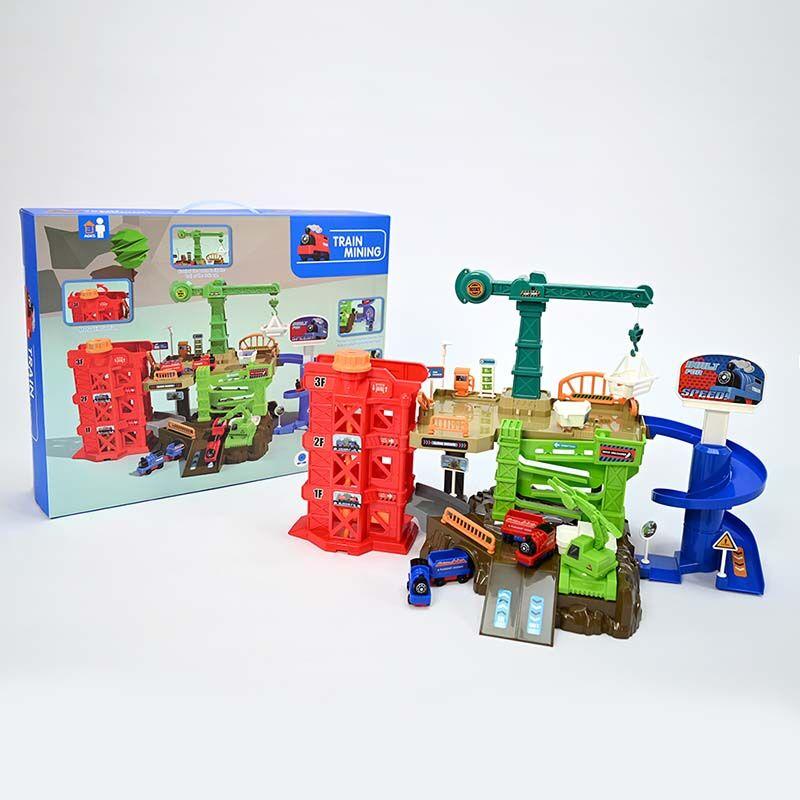 LOCO CROCO Сет стаза со воз зелена