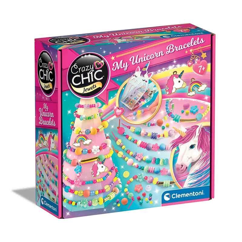 Clementoni Crazy chic Сет за правење алки My Unicorn Bracelets 7+