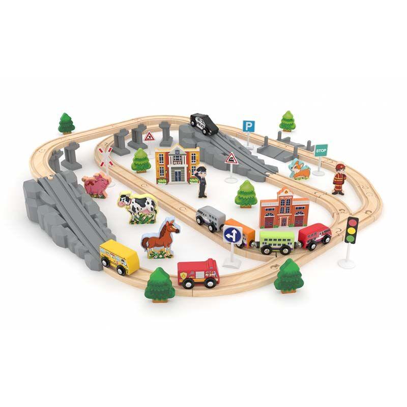 J'adore Дрвена стаза Сити со воз JD849975