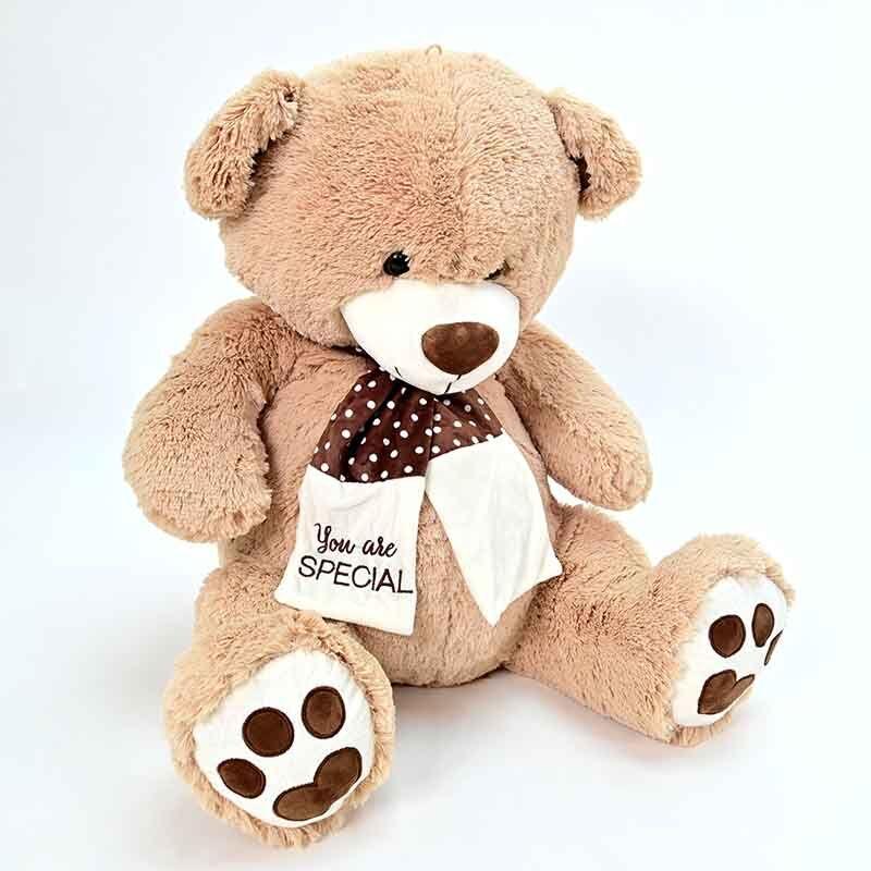 AMEK Мече со шал кафењо 60см