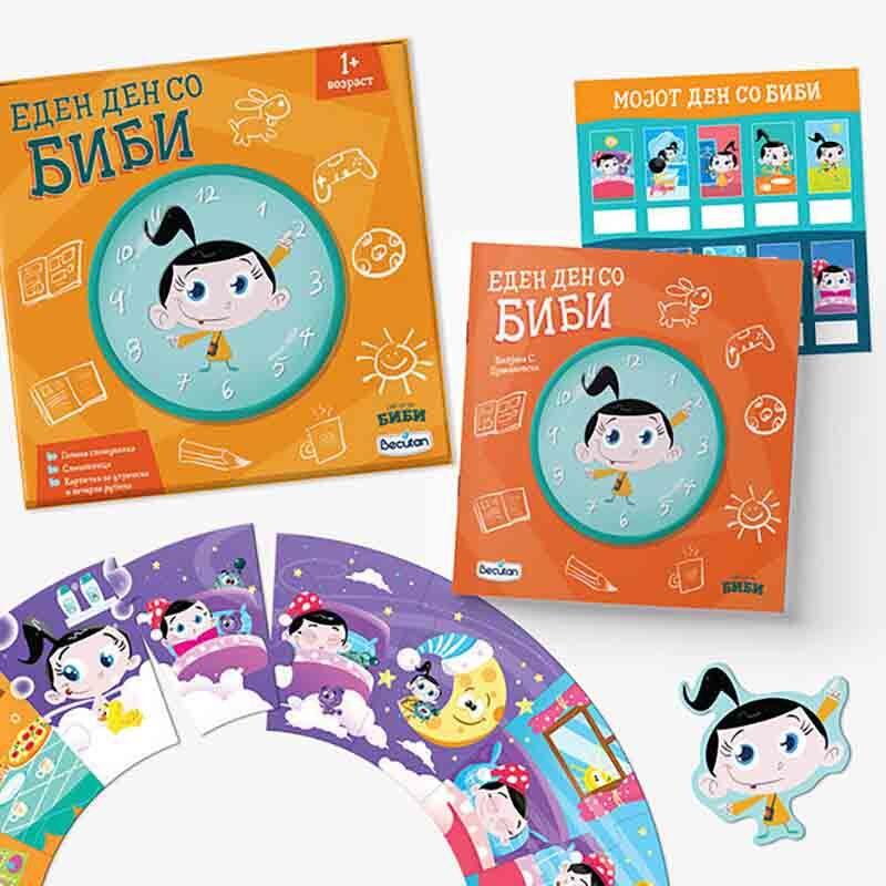 LOCO CROCO Друштвена игра Еден ден со Биби