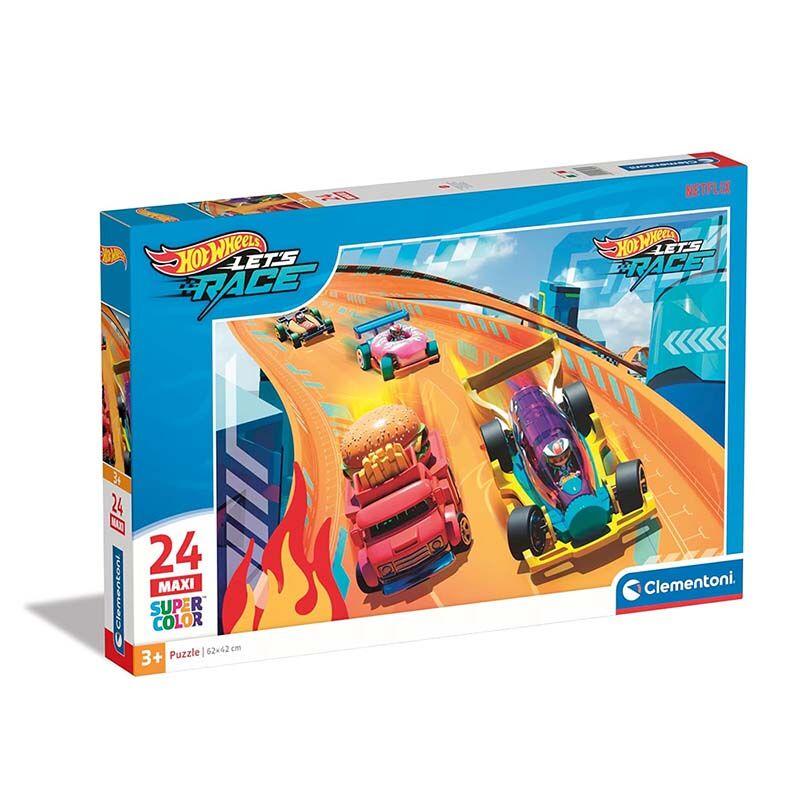 Clementoni puzzle za djecu Сложувалка Hot Wheels Maxi 24 пар