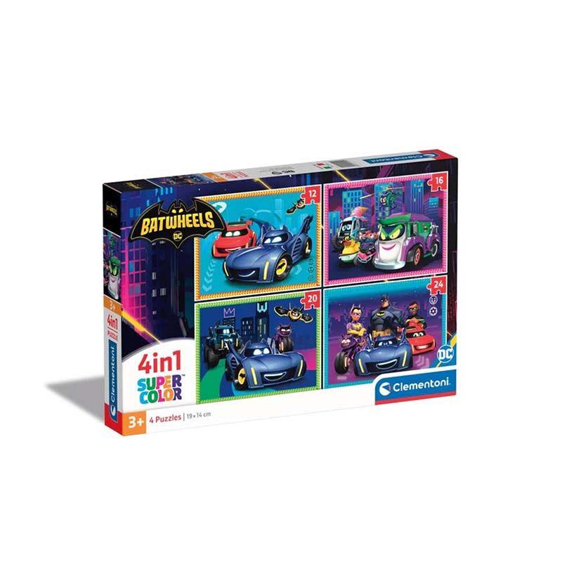 Clementoni puzzle za djecu Сложувалка Batwheels 4 во 1 3г