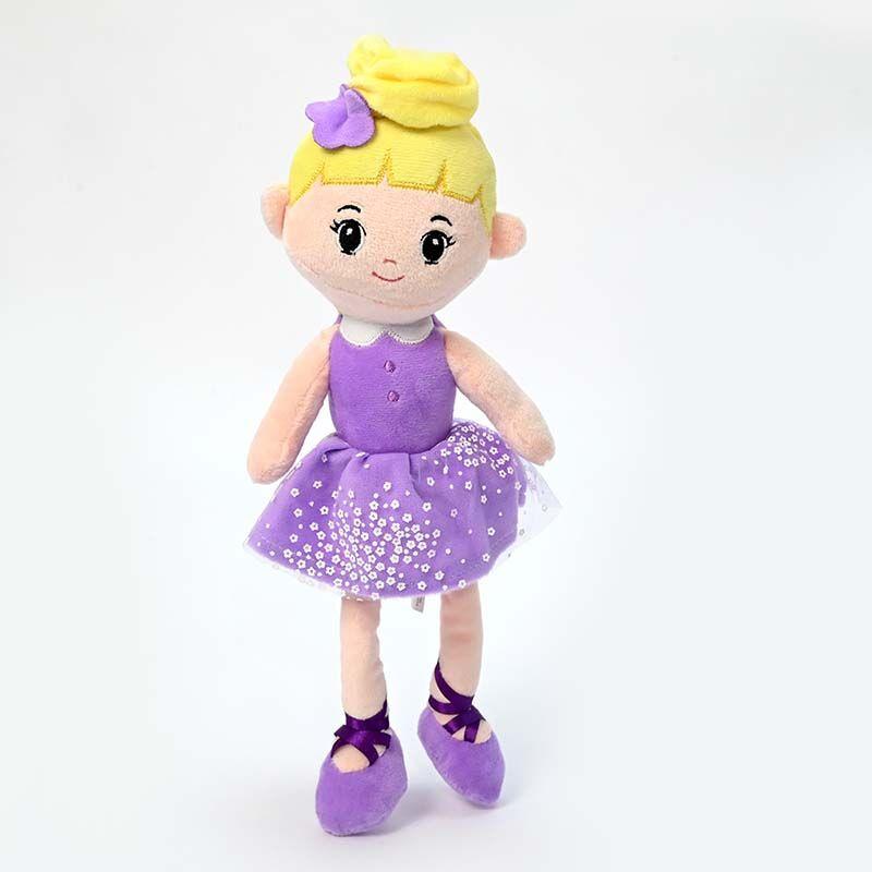 LOCO CROCO Кукла 42см со виолетово фустанче