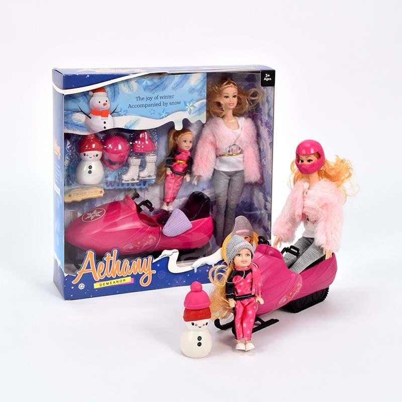 LOCO CROCO Барби со скутер за на снег