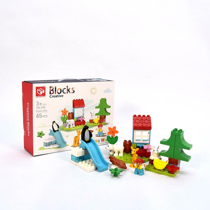 LOCO CROCO Сет креативни коцки со животни