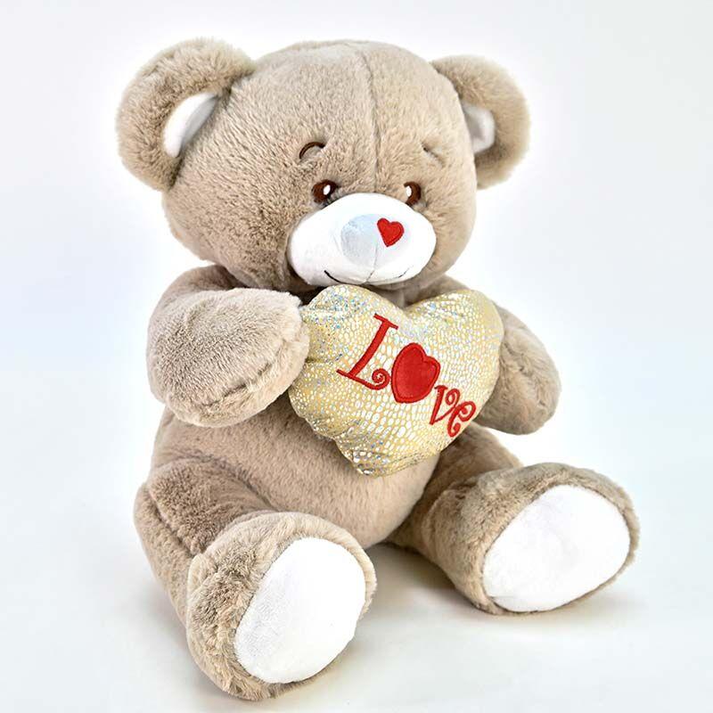 AMEK Куче со срце беж 24см