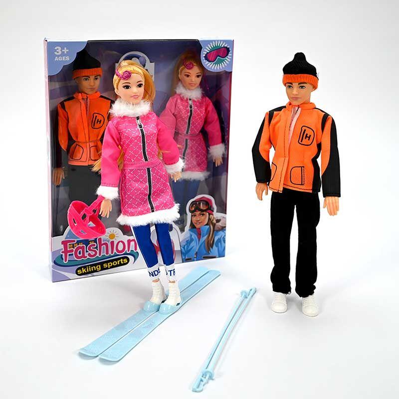 LOCO CROCO Сет барбика со скии