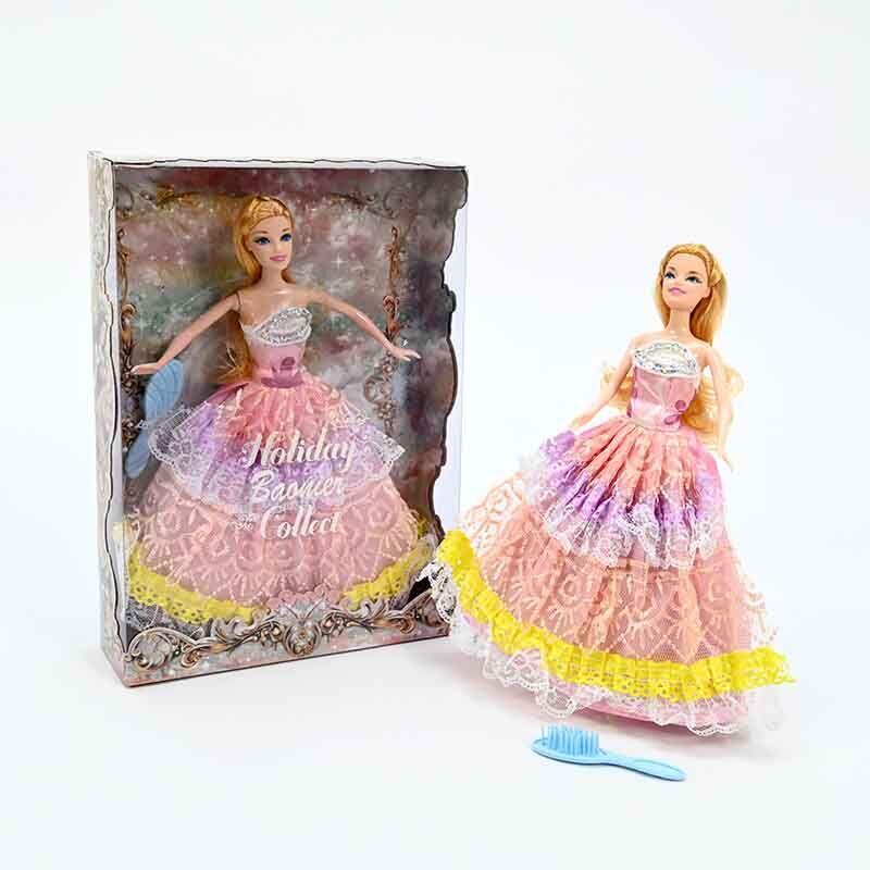 LOCO CROCO Барби со розев фустан