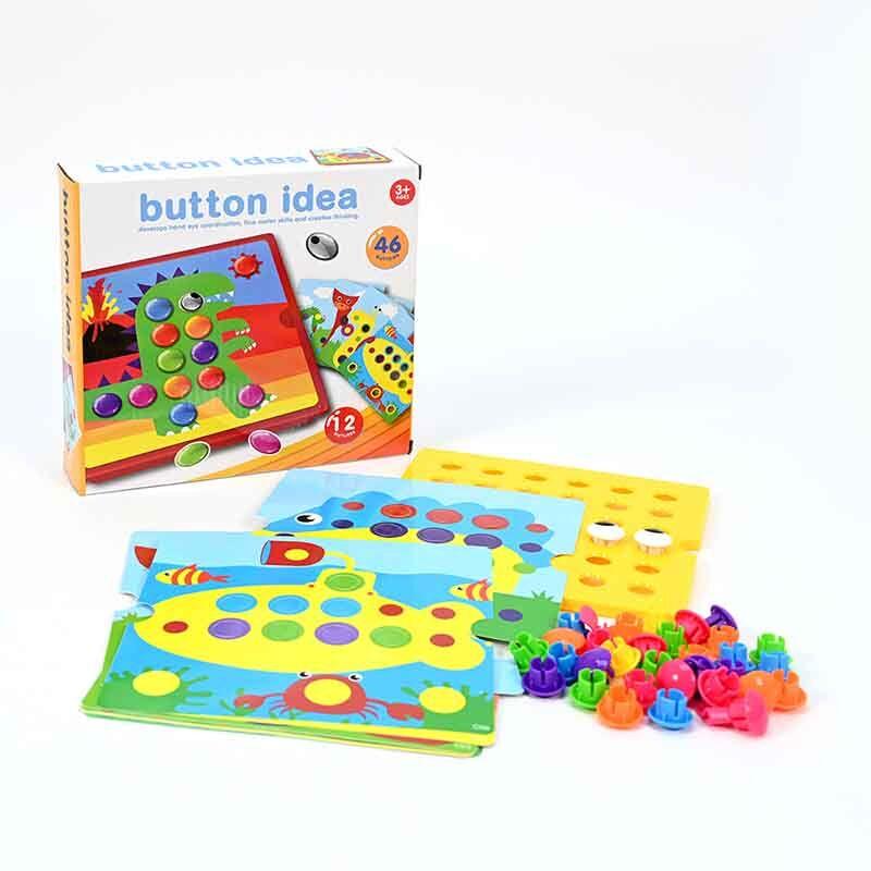 LOCO CROCO Едукативна игра животни со копчиња