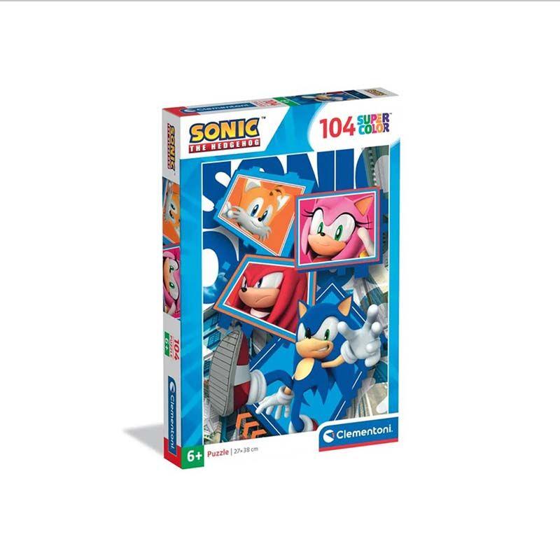 Clementoni puzzle za djecu Сложувалка Sonic 2025 104 пар 6г