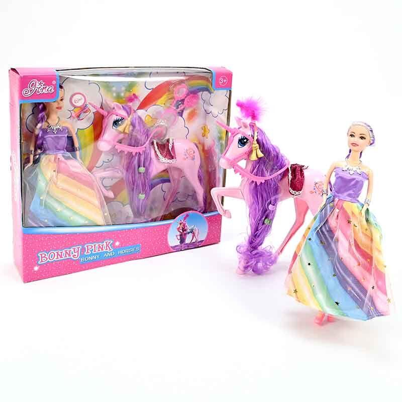 LOCO CROCO Сет Barbie со коњ