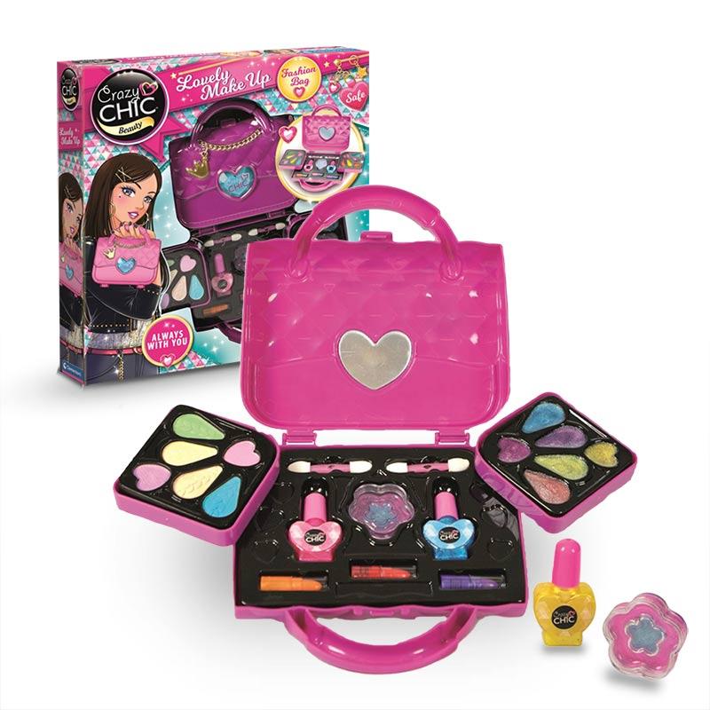 Clementoni Crazy chic Козметичка торба Lovely Make-Up Bag 6г+