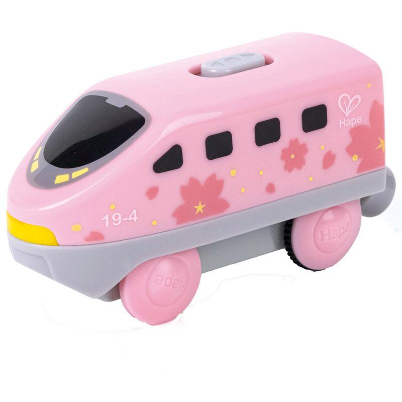 HAPE Дрвена играчка локомотива розева H3787