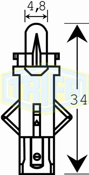 Trifa Сијалица 12V 1,2W BG8.5 202735