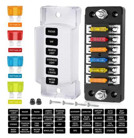 Alfa Electric Куќиште за автомобилски осигурачи, FB-1901 6 AMF