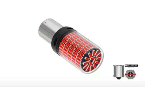 Alfa Electric ЛЕД БА15С П21Њ, Црвена 12V сијалица за автомобил BA15S P21W LED White light car