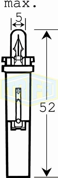 Trifa Сијалица 12V 1,2W BG8.5 202737